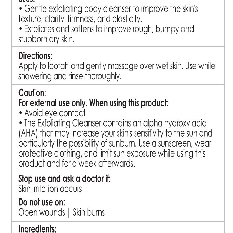 retone exfoliating cleanser